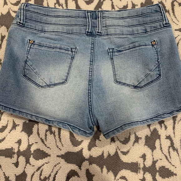 Blue Spice Jean Shorts - Picture 7 of 8